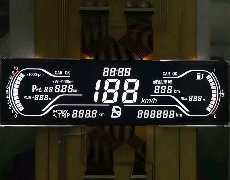 LCD display of vehicle i