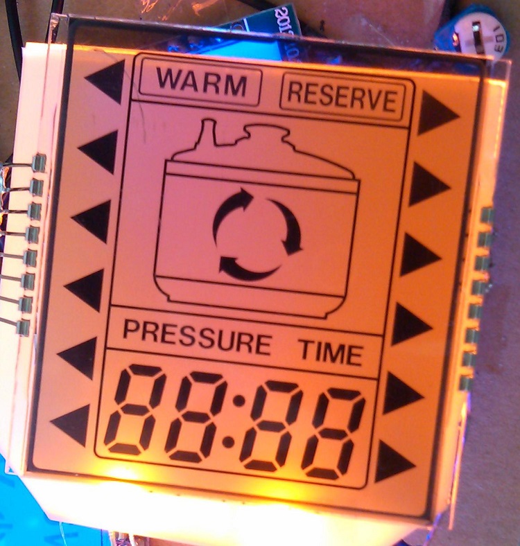 LCD screen of electric f